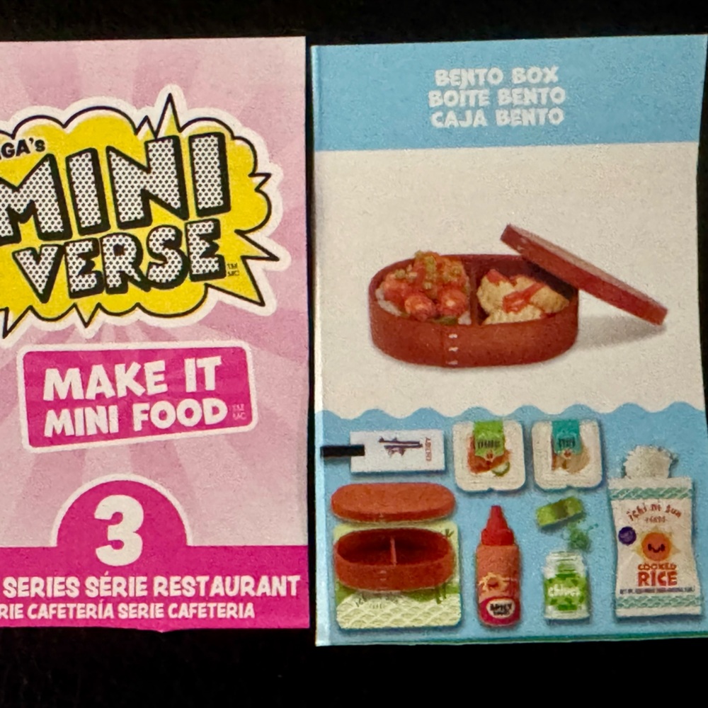 Bento Box Diner series 3
Miniverse Make it Mini Food dinner